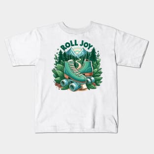 Roller Skates Kids T-Shirt